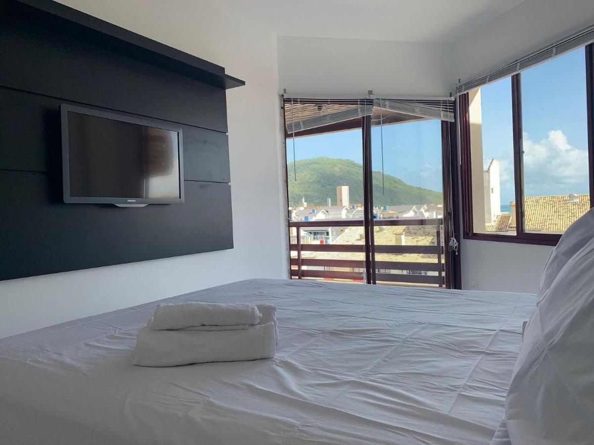 Apartamento Com Vista Do Mar Em Residencial Com Piscina Florianópolis 외부 사진