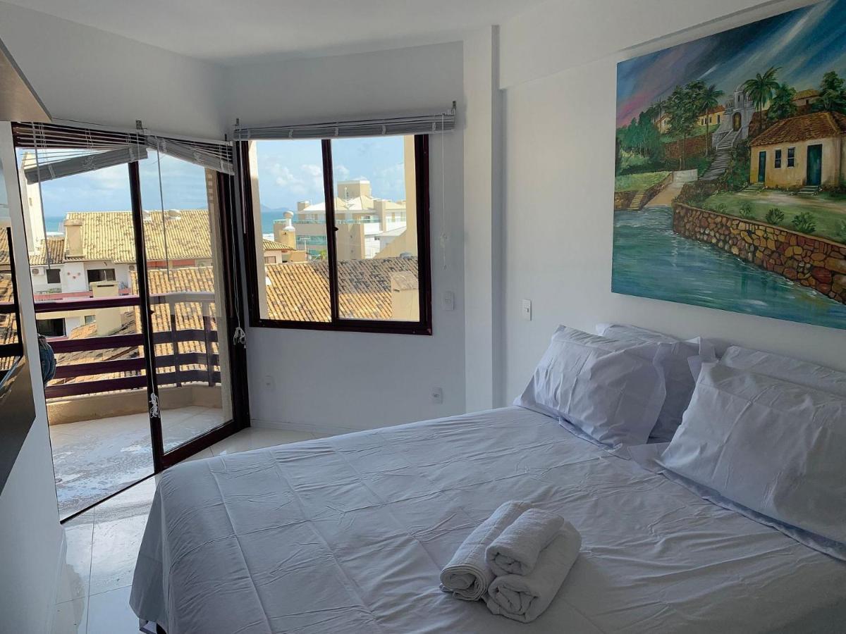 Apartamento Com Vista Do Mar Em Residencial Com Piscina Florianópolis 외부 사진
