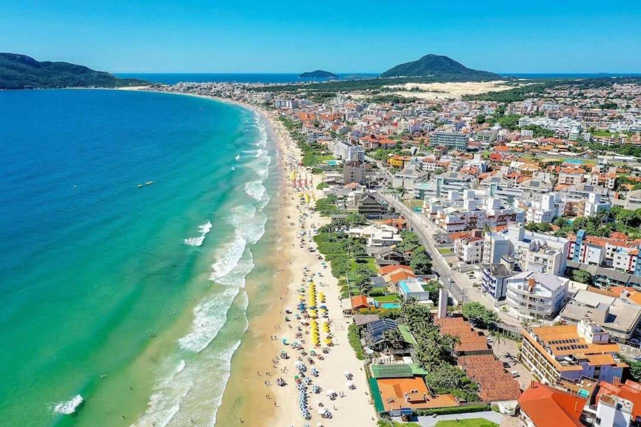 Apartamento Com Vista Do Mar Em Residencial Com Piscina Florianópolis 외부 사진