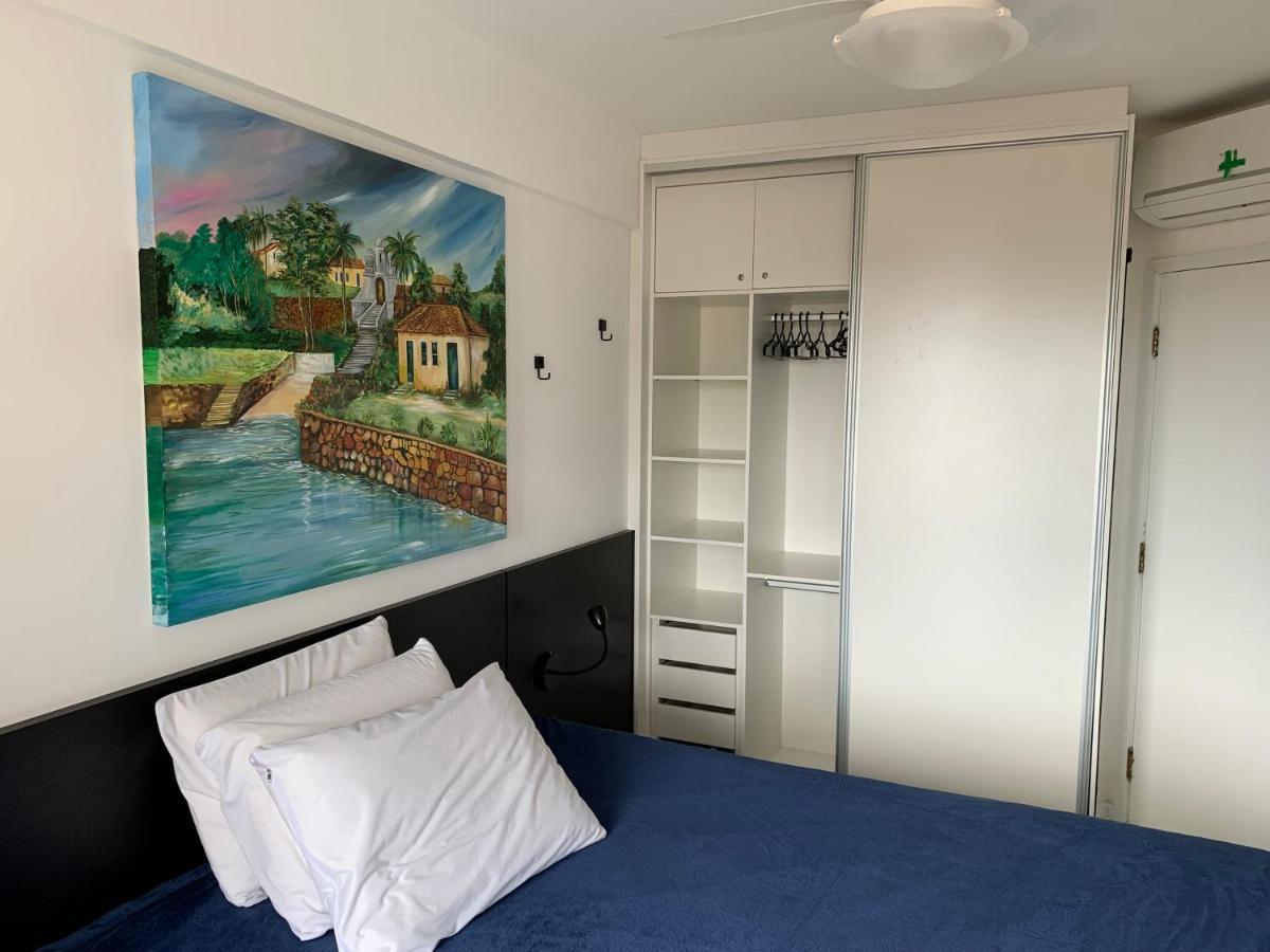 Apartamento Com Vista Do Mar Em Residencial Com Piscina Florianópolis 외부 사진