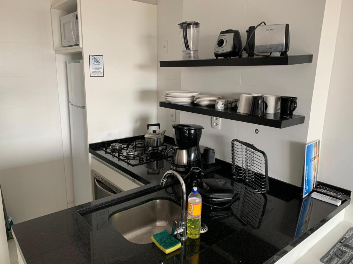 Apartamento Com Vista Do Mar Em Residencial Com Piscina Florianópolis 외부 사진