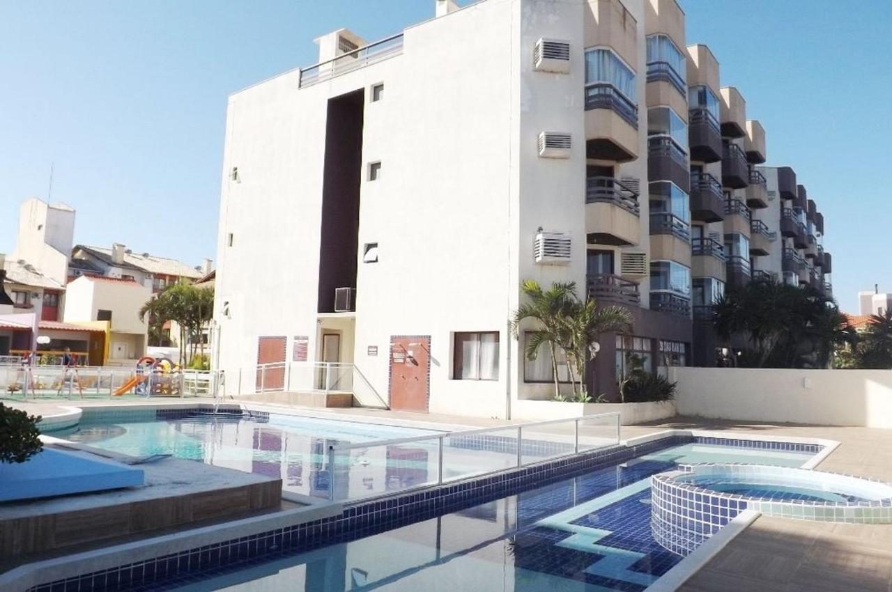Apartamento Com Vista Do Mar Em Residencial Com Piscina Florianópolis 외부 사진