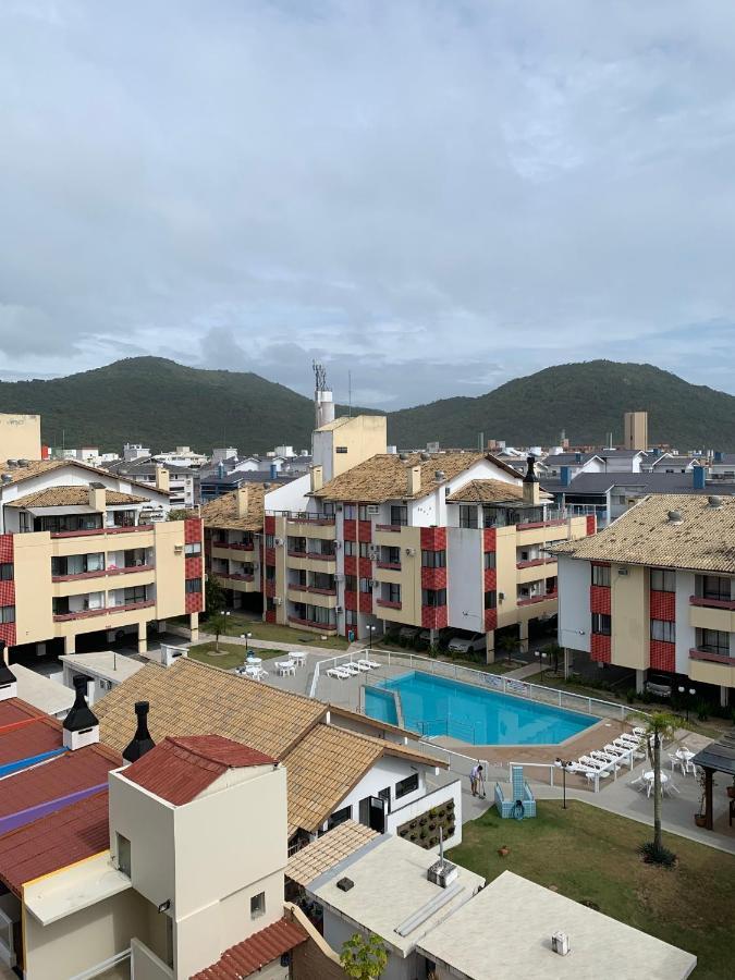Apartamento Com Vista Do Mar Em Residencial Com Piscina Florianópolis 외부 사진
